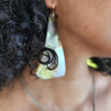 Load image into Gallery viewer, CONTACT US TO RECREATE THIS SOLD OUT STYLE Geometric Mother Of Pearl Earrings - 14k Gold Fill FJD$ - Adorn Pacific - Earrings
