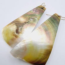 Load image into Gallery viewer, CONTACT US TO RECREATE THIS SOLD OUT STYLE Geometric Mother Of Pearl Earrings - 14k Gold Fill FJD$ - Adorn Pacific - Earrings
