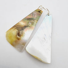 Load image into Gallery viewer, CONTACT US TO RECREATE THIS SOLD OUT STYLE Geometric Mother Of Pearl Earrings - 14k Gold Fill FJD$ - Adorn Pacific - Earrings
