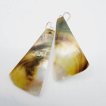 Load image into Gallery viewer, CONTACT US TO RECREATE THIS SOLD OUT STYLE Geometric Mother Of Pearl Earrings - 14k Gold Fill FJD$ - Adorn Pacific - Earrings
