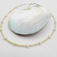 Load image into Gallery viewer, READY TO SHIP Glass Bead &amp; Freshwater Pearl Choker Necklace - 925 Sterling Silver FJD$ - Adorn Pacific - Necklaces
