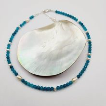 Load image into Gallery viewer, READY TO SHIP Glass Bead &amp; Freshwater Pearl Choker Necklace - 925 Sterling Silver FJD$ - Adorn Pacific - Earrings
