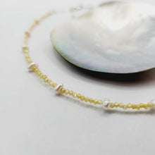 Load image into Gallery viewer, READY TO SHIP Glass Bead &amp; Freshwater Pearl Choker Necklace - 925 Sterling Silver FJD$ - Adorn Pacific - Necklaces
