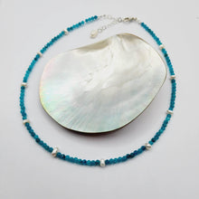 Load image into Gallery viewer, READY TO SHIP Glass Bead &amp; Freshwater Pearl Choker Necklace - 925 Sterling Silver FJD$ - Adorn Pacific - Earrings
