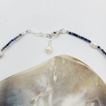 Load image into Gallery viewer, READY TO SHIP Glass Bead &amp; Freshwater Pearl Choker Necklace - 925 Sterling Silver FJD$ - Adorn Pacific - Earrings
