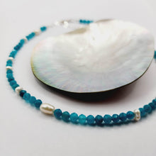 Load image into Gallery viewer, READY TO SHIP Glass Bead &amp; Freshwater Pearl Choker Necklace - 925 Sterling Silver FJD$ - Adorn Pacific - Earrings
