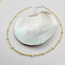 Load image into Gallery viewer, READY TO SHIP Glass Bead &amp; Freshwater Pearl Choker Necklace - 925 Sterling Silver FJD$ - Adorn Pacific - Necklaces
