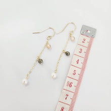 Load image into Gallery viewer, READY TO SHIP - Glass Bead &amp; Pearl Drop Earrings - 14k Gold Fill FJD$ - Adorn Pacific - Earrings
