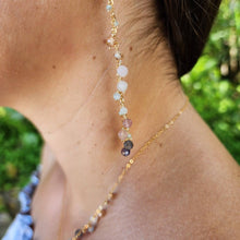 Load image into Gallery viewer, READY TO SHIP - Glass Bead Waterfall Drop Earrings - 14k Gold Fill FJD$ - Adorn Pacific - Earrings
