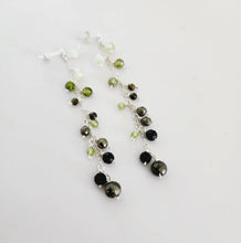 Load image into Gallery viewer, READY TO SHIP - Glass Bead Waterfall Drop Stud Earrings - 925 Sterling Silver FJD$ - Adorn Pacific - Earrings
