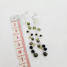 Load image into Gallery viewer, READY TO SHIP - Glass Bead Waterfall Drop Stud Earrings - 925 Sterling Silver FJD$ - Adorn Pacific - Earrings
