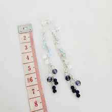Load image into Gallery viewer, READY TO SHIP - Glass Bead Waterfall Drop Stud Earrings - 925 Sterling Silver FJD$ - Adorn Pacific - Earrings
