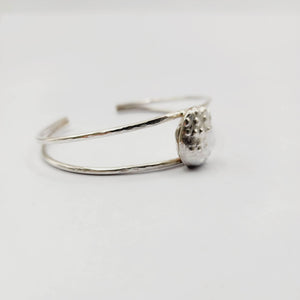 READY TO SHIP Hand-Cast Sea Urchin Bangle - 925 Sterling Silver FJD$ - Adorn Pacific - All Products