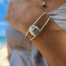 Load image into Gallery viewer, READY TO SHIP Hand-Cast Sea Urchin Bangle - 925 Sterling Silver FJD$ - Adorn Pacific - All Products
