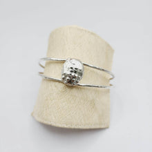 Load image into Gallery viewer, READY TO SHIP Hand-Cast Sea Urchin Bangle - 925 Sterling Silver FJD$ - Adorn Pacific - All Products

