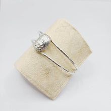 Load image into Gallery viewer, READY TO SHIP Hand-Cast Sea Urchin Bangle - 925 Sterling Silver FJD$ - Adorn Pacific - All Products
