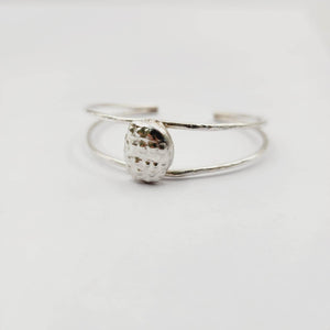READY TO SHIP Hand-Cast Sea Urchin Bangle - 925 Sterling Silver FJD$ - Adorn Pacific - All Products