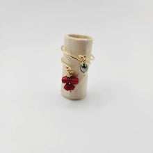 Load image into Gallery viewer, MADE TO ORDER - Keshi Pearl &amp; Coral Twist Layer Ring - 14k Gold Fill FJD$ - Adorn Pacific - Rings
