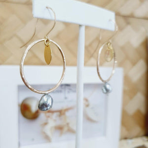 CONTACT US TO RECREATE THIS SOLD OUT STYLE Keshi Pearl Earrings - 14k Gold Fill FJD$ - Adorn Pacific - Earrings