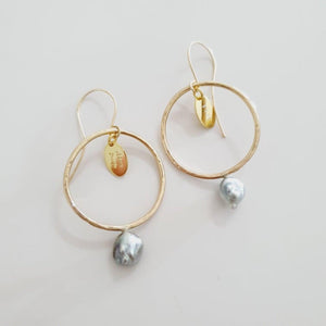 CONTACT US TO RECREATE THIS SOLD OUT STYLE Keshi Pearl Earrings - 14k Gold Fill FJD$ - Adorn Pacific - Earrings