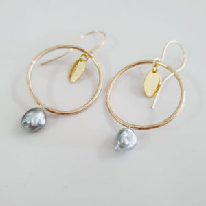 CONTACT US TO RECREATE THIS SOLD OUT STYLE Keshi Pearl Earrings - 14k Gold Fill FJD$ - Adorn Pacific - Earrings