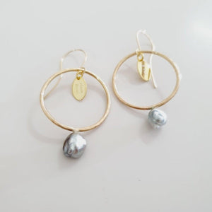 CONTACT US TO RECREATE THIS SOLD OUT STYLE Keshi Pearl Earrings - 14k Gold Fill FJD$ - Adorn Pacific - Earrings