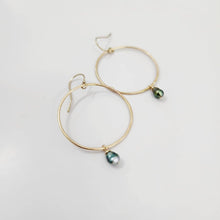 Load image into Gallery viewer, CONTACT US TO RECREATE THIS SOLD OUT STYLE Keshi Pearl Hoop Earrings - 14k Gold Fill FJD$ - Adorn Pacific - Earrings

