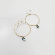Load image into Gallery viewer, CONTACT US TO RECREATE THIS SOLD OUT STYLE Keshi Pearl Hoop Earrings - 14k Gold Fill FJD$ - Adorn Pacific - Earrings
