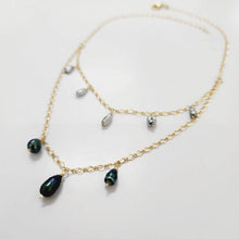 Load image into Gallery viewer, CONTACT US TO RECREATE THIS SOLD OUT STYLE Keshi Pearl Layered Necklace in 14k Gold Fill - FJD$ - Adorn Pacific - All Products
