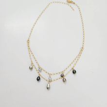 Load image into Gallery viewer, READY TO SHIP Keshi Pearl Layered Necklace in 14k Gold Fill - FJD$ - Adorn Pacific - All Products
