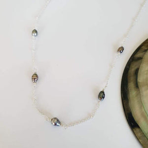CONTACT US TO RECREATE THIS SOLD OUT STYLE Keshi Pearl Necklace - 925 Sterling Silver FJD$ - Adorn Pacific - Necklaces