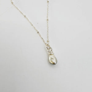 READY TO SHIP - Keshi Pearl Necklace - 925 Sterling Silver FJD$ - Adorn Pacific - Necklaces