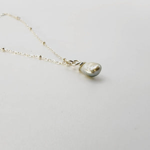 READY TO SHIP - Keshi Pearl Necklace - 925 Sterling Silver FJD$ - Adorn Pacific - Necklaces