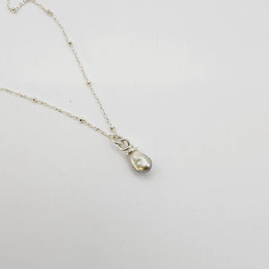 READY TO SHIP - Keshi Pearl Necklace - 925 Sterling Silver FJD$ - Adorn Pacific - Necklaces