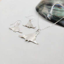 Load image into Gallery viewer, MADE TO ORDER Manta Earrings &amp; Necklace Set in 925 Sterling Silver - FJD$ - Adorn Pacific - All Products
