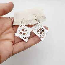 Load image into Gallery viewer, MADE TO ORDER Diamond Masi Earrings Large - 925 Sterling Silver FJD$ - Adorn Pacific - Earrings
