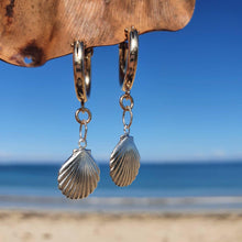 Load image into Gallery viewer, CONTACT US TO RECREATE THIS SOLD OUT STYLE Mermaid Huggie Earrings - 925 Sterling Silver &amp; 14k Gold Fill FJD$ - Adorn Pacific - All Products
