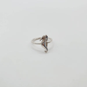 READY TO SHIP Mini Seahorse Charm Ring - 925 Sterling Silver FJD$ - Adorn Pacific - All Products
