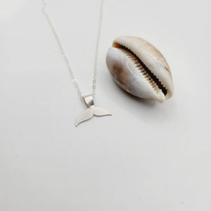 READY TO SHIP Mini Whale's Tail Necklace - 925 Sterling Silver FJD$ - Adorn Pacific - All Products