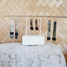 Load image into Gallery viewer, CONTACT US TO RECREATE THIS SOLD OUT STYLE Mother of Pearl Earrings with Wax Cord detail - 925 Sterling Silver or 14k Gold Fill FJD$ - Adorn Pacific - Earrings
