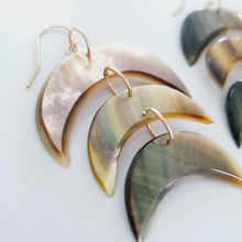 Load image into Gallery viewer, READY TO SHIP Mother of Pearl Fishtail Earrings - 14k Gold Fill FJD$ - Adorn Pacific - Earrings
