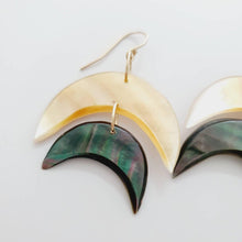 Load image into Gallery viewer, CONTACT US TO RECREATE THIS SOLD OUT STYLE Mother of Pearl Tribal Earrings - 14k Gold Fill FJD$ - Adorn Pacific - Earrings
