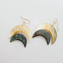 Load image into Gallery viewer, CONTACT US TO RECREATE THIS SOLD OUT STYLE Mother of Pearl Tribal Earrings - 14k Gold Fill FJD$ - Adorn Pacific - Earrings

