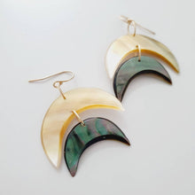 Load image into Gallery viewer, CONTACT US TO RECREATE THIS SOLD OUT STYLE Mother of Pearl Tribal Earrings - 14k Gold Fill FJD$ - Adorn Pacific - Earrings
