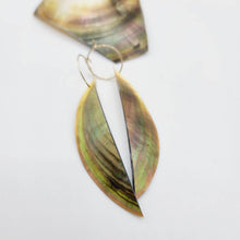 Load image into Gallery viewer, CONTACT US TO RECREATE THIS SOLD OUT STYLE Organic Shape Mother Of Pearl Earrings - 14k Gold Fill FJD$ - Adorn Pacific - Earrings
