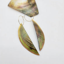 Load image into Gallery viewer, CONTACT US TO RECREATE THIS SOLD OUT STYLE Organic Shape Mother Of Pearl Earrings - 14k Gold Fill FJD$ - Adorn Pacific - Earrings
