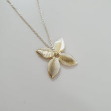 Load image into Gallery viewer, READY TO SHIP Oyster Shell Flower Necklace - 925 Sterling Silver FJD$ - Adorn Pacific - Necklaces
