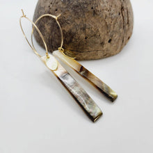 Load image into Gallery viewer, CONTACT US TO RECREATE THIS SOLD OUT STYLE Oyster Shell Hoop Earrings - 14k Gold Filled FJD$ - Adorn Pacific - All Products
