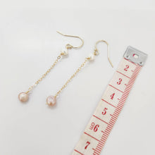 Load image into Gallery viewer, READY TO SHIP - Pearl Drop Earrings - 14k Gold Fill FJD$ - Adorn Pacific - Earrings
