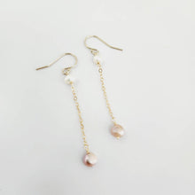 Load image into Gallery viewer, READY TO SHIP - Pearl Drop Earrings - 14k Gold Fill FJD$ - Adorn Pacific - Earrings
